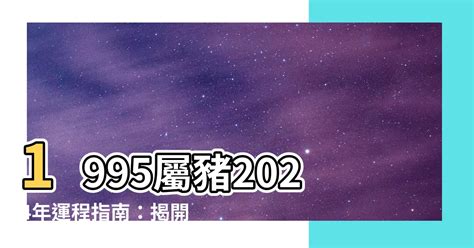 1995屬豬幸運色|【1995年 五行】1995年五行屬什麼？揭曉你的命理密碼！